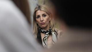 La vicepresidenta segunda del Gobierno, Yolanda Díaz, este jueves en el Congreso.