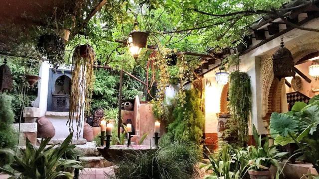 Un rincón de la tetería.