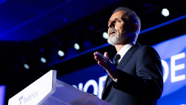 Marc Murtra, durante la junta de accionistas de Telefónica.