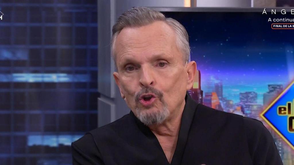Miguel Bosé en 'El Hormiguero'.