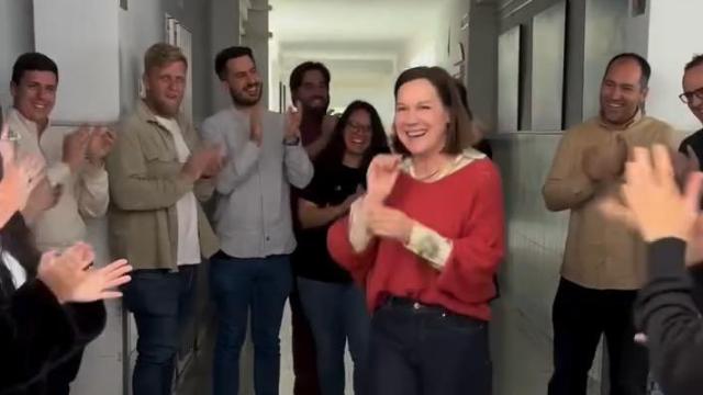 Vídeo de la emocionada despedida de Isabel Ruiz, profesora de Lengua del Colegio San José.