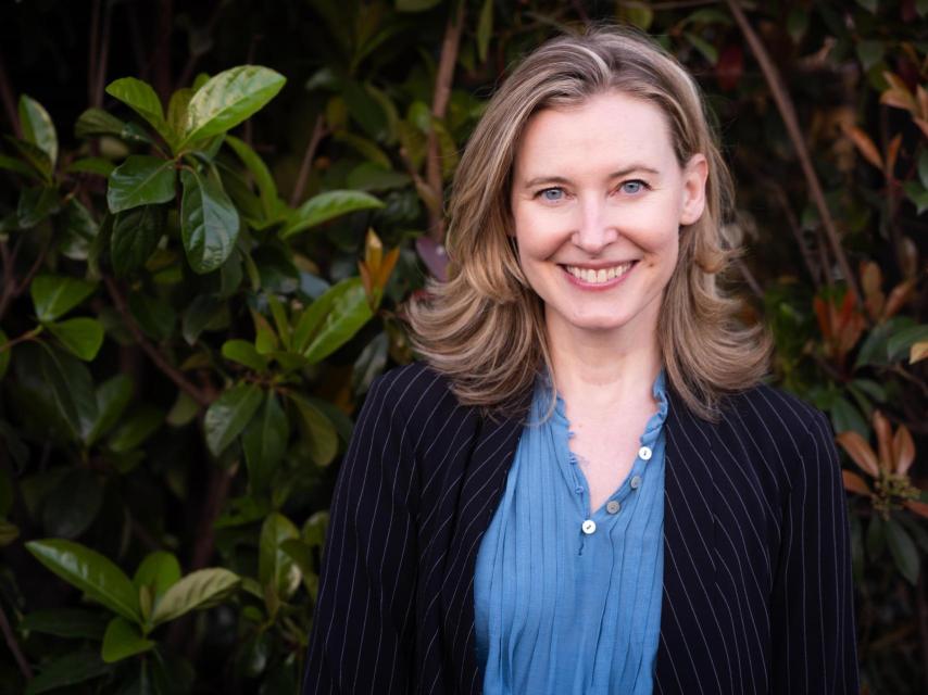 Christine Hodgdon, diagnosticada de cáncer de mama metastásico triple negativo a los 34 años.