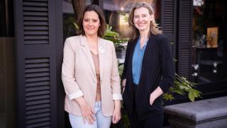 Christine Hodgdon y Raquel Campoy, pacientes de cáncer de mama metastásico y activistas