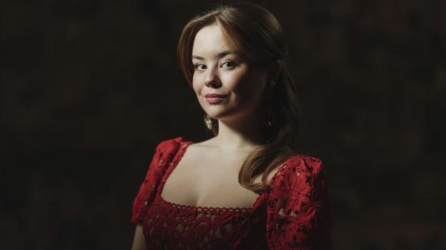 La Princesa posa en el palacio Huis ten Bosch.