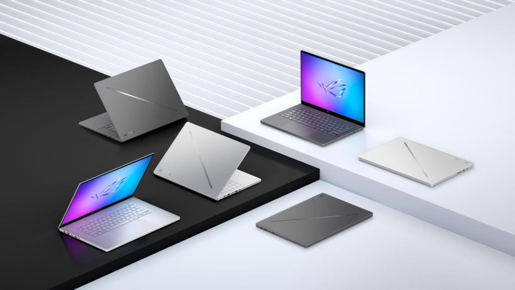 Los portátiles Asus Zephyrus G14 y G16.