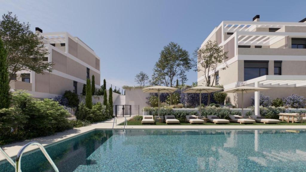 Piscina del residencial FonteXaz.