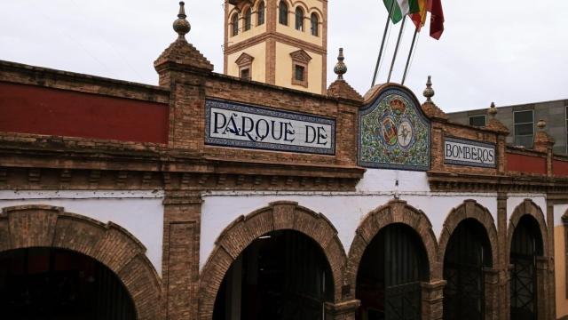 Parque central de Bomberos de San Bernardo.