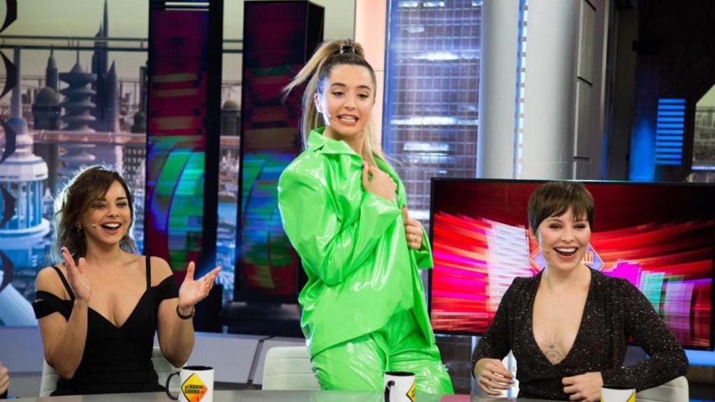 Chenoa, Mimi Doblas y Soraya hablando de TCMS en El Hormiguero