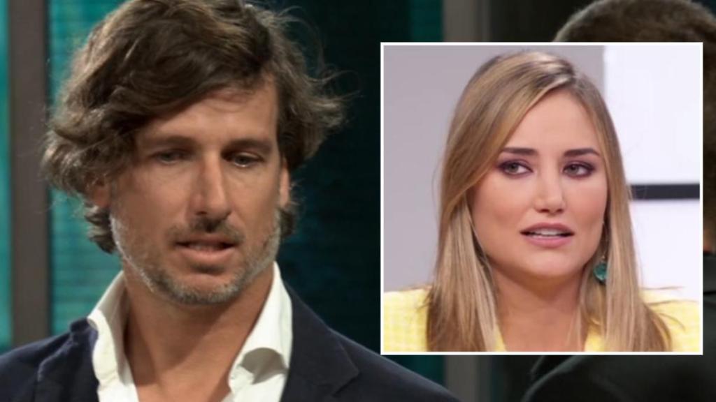 Feliciano López y Alba Carrillo, en un fotomontaje de BLUPER.