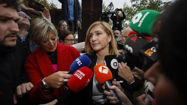 Salomé Pradas, a su llegada al juzgado este viernes. Biel Aliño / EFE