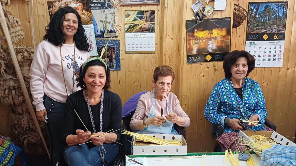 El taller de la familia Serrano en Elche.