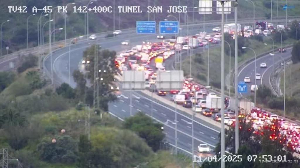 El atasco esta mañana.