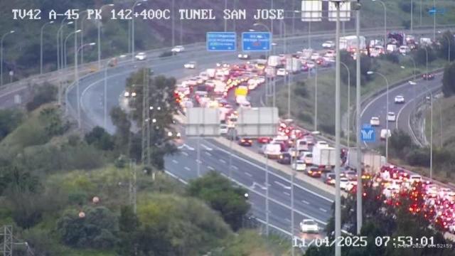 El atasco esta mañana.