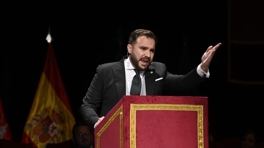 Francisco Sabater en el pregón de la Semana Santa de Elche de este 2025.