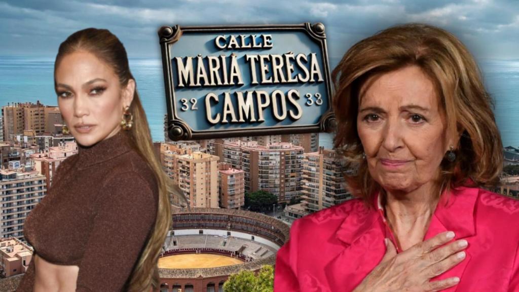 Un montaje realizado por Jaleos y El Español de Málaga.