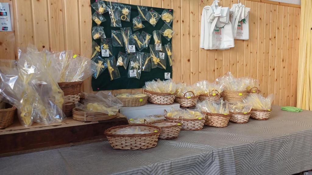 Las palmas blancas de solapa, las más vendidas.