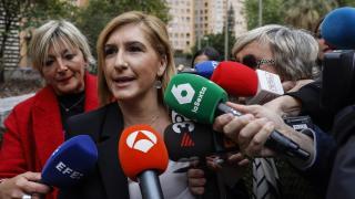 La exconsellera Pradas, a su llega al juzgado. Rober Solsona / Europa Press
