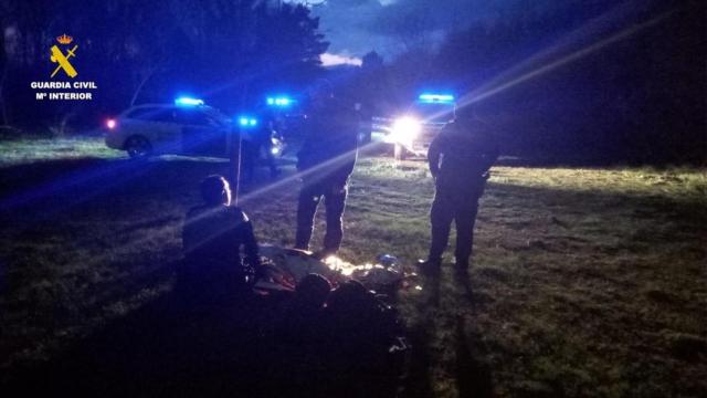 Imagen del rescate en la provincia de Soria