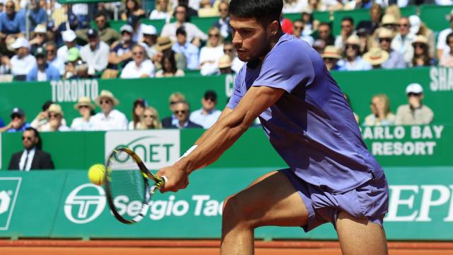 Carlos Alcaraz, durante el Masters 1.000 de Roma 2024