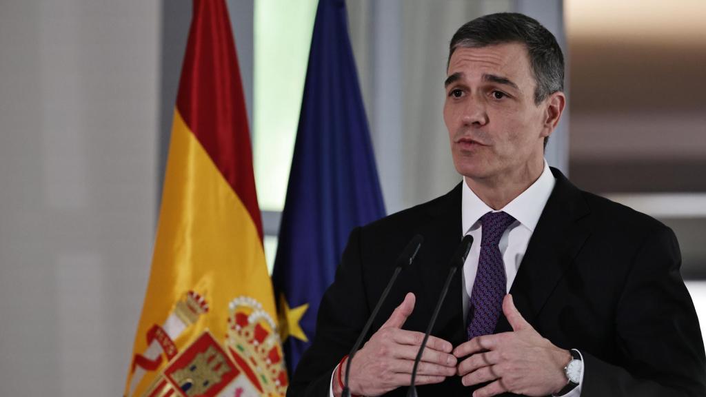 El presidente del Gobierno, Pedro Sánchez, este viernes en Pekín.