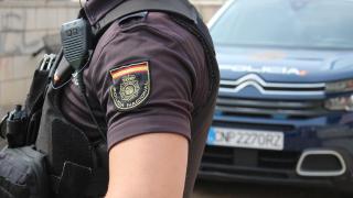 Agente de la Policía Nacional en Valencia. Policía Nacional