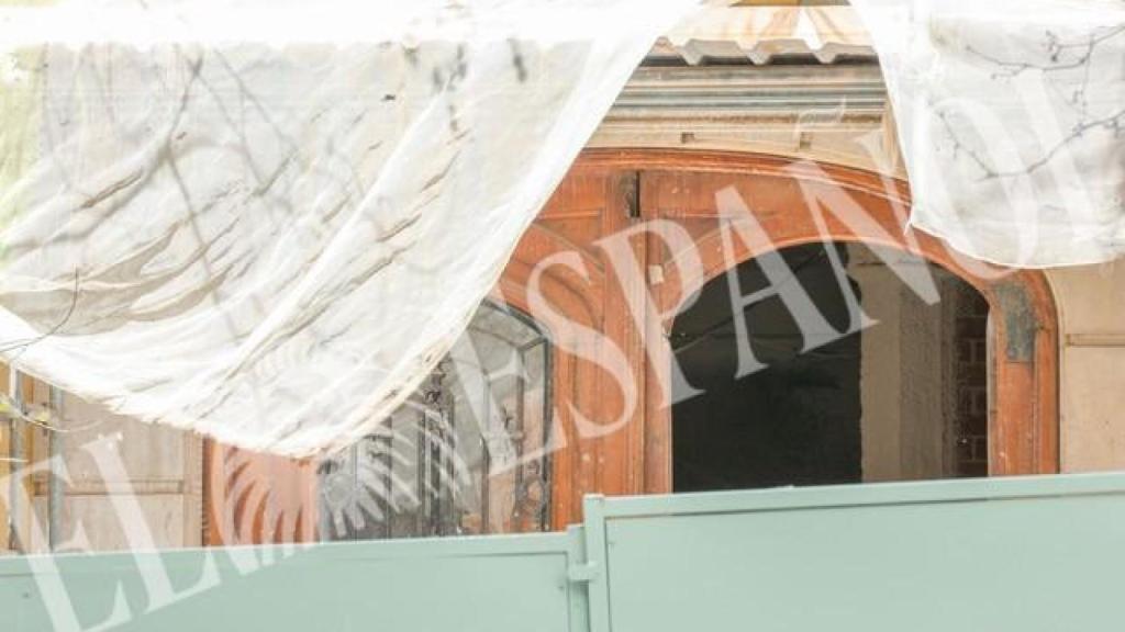 La puerta de la casa de los Franco.