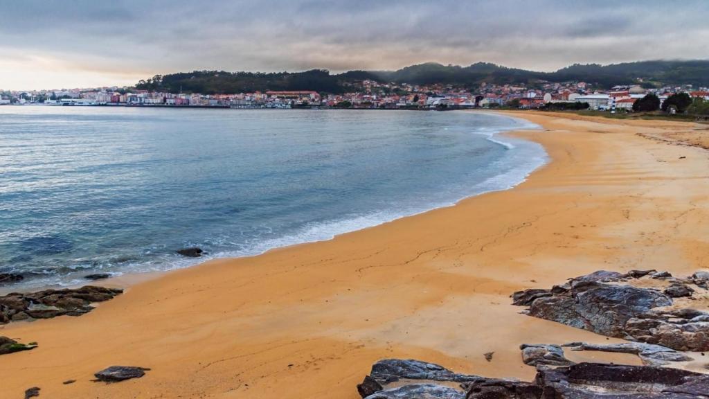 Praia de Rodeira, en Cangas (Pontevedra)
