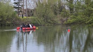 Búsqueda del menor en el río Carrión
