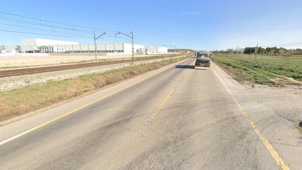 Carretera CM-101 o carretera de Fontanar a la altura de Guadalajara.