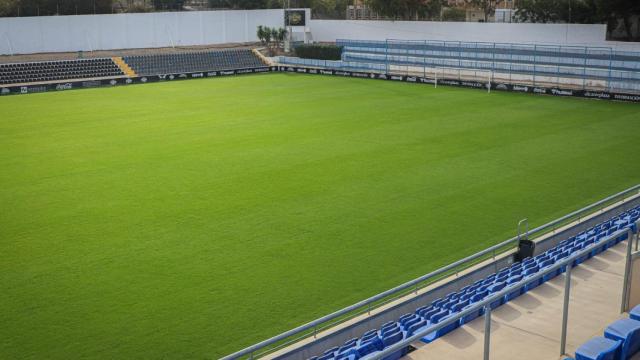 Vista del estadio del Intercity, pendiente de las obras.
