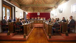 Imagen del Pleno extraordinario de la Diputación de Valladolid