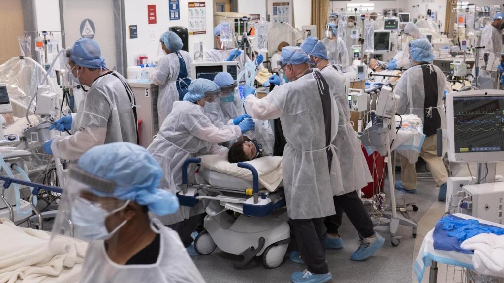 Un momento de 'The Pitt'.