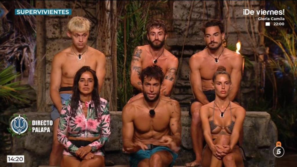 Montoya en la palapa de 'Supervivientes'