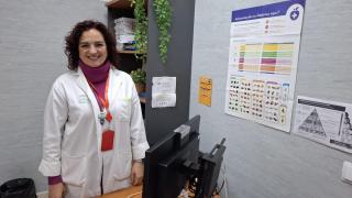 Arancha Bermúdez, enfermera del Hospital de la Axarquía.