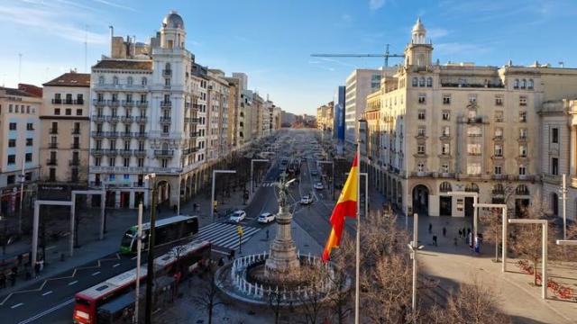 Plaza España, Zaragoza.