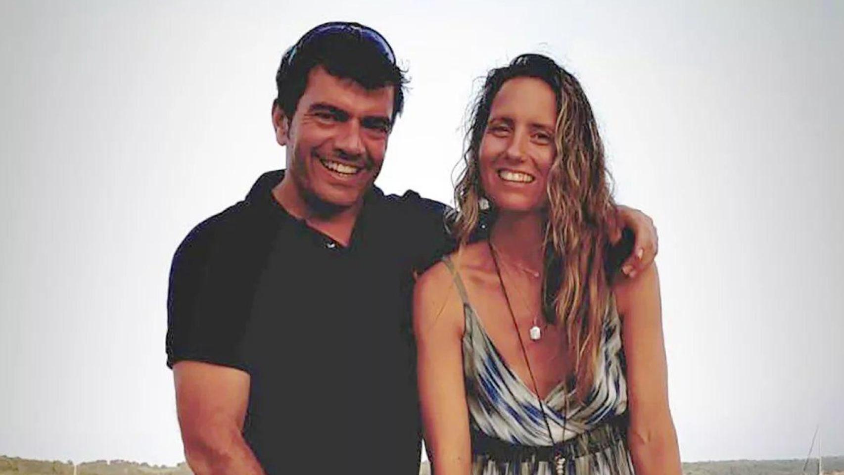 Agustín Escobar y Mercè Camprubí, en una foto familiar.