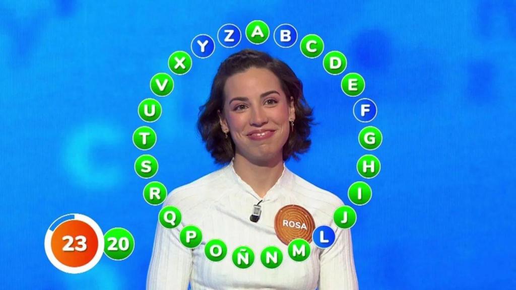 Rosa Rodríguez en ‘Pasapalabra’.