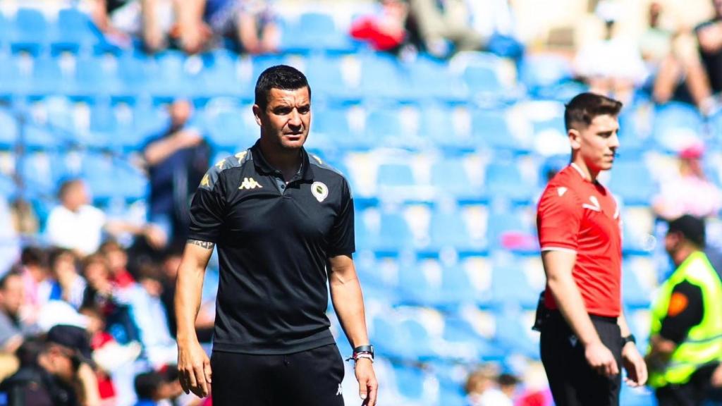 Torrecilla dirigiendo al Hércules.