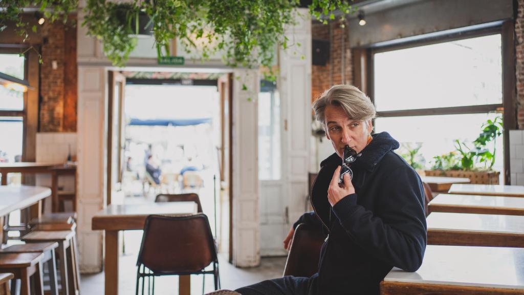 Ernesto Alterio durante la entrevista con EL ESPAÑOL.