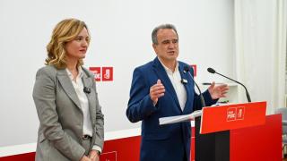 Sánchez Quero, este viernes con Pilar Alegría.