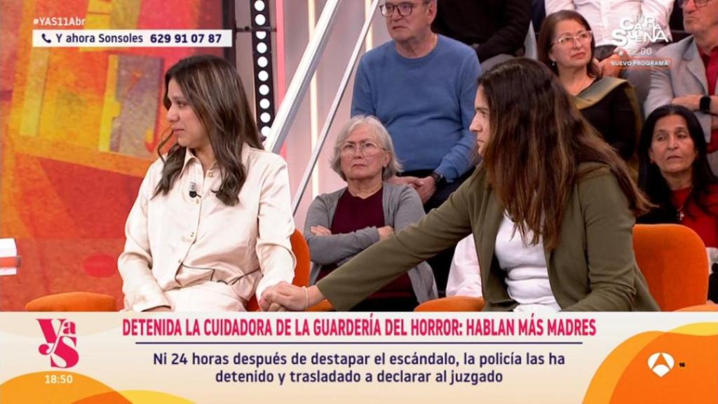 Madres de la guardería de Torrejón, en 'Y ahora Sonsoles'