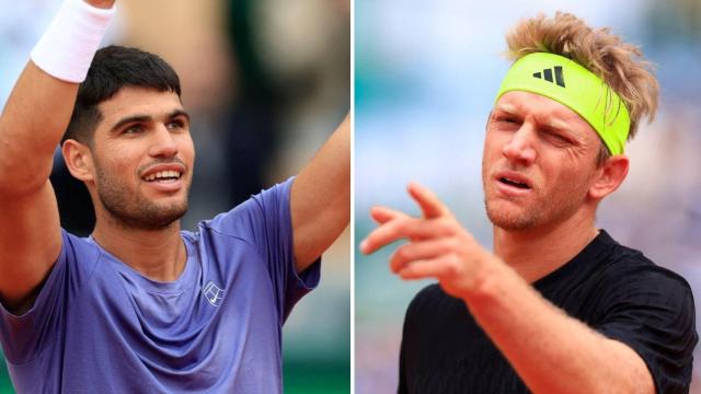 Carlos Alcaraz y Alejandro Davidovich, en un fotomontaje.