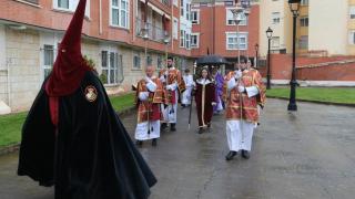 Semana Santa afectada por la lluvia en Palencia
