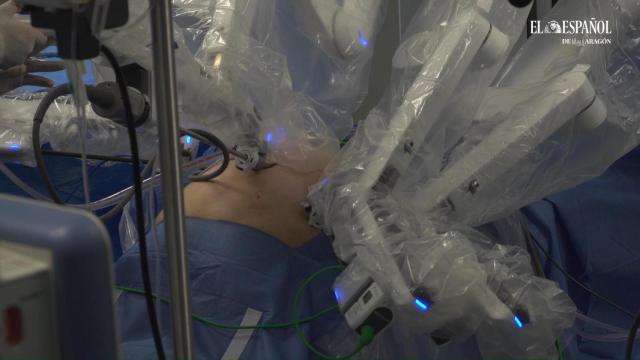 Operación con un robot Da Vinci