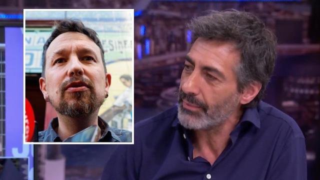 Juan del Val y Pablo Iglesias en un fotomontaje de BLUPER.