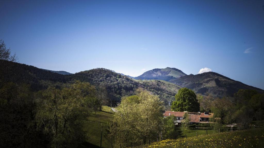 El paisaje que rodea Mugaritz.