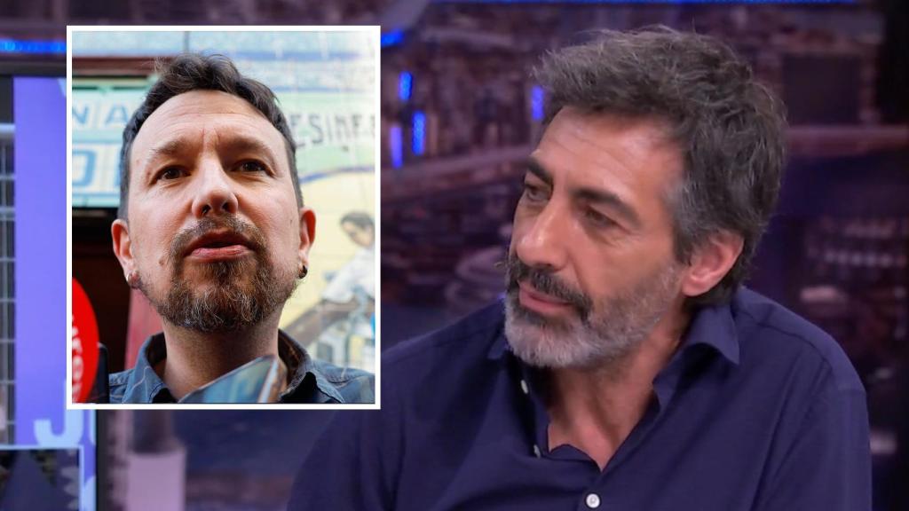 Juan del Val y Pablo Iglesias en un fotomontaje de BLUPER.