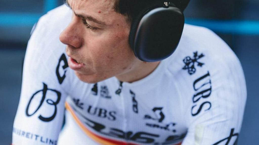 David de la Cruz, con el maillot de campeón de España de contrarreloj