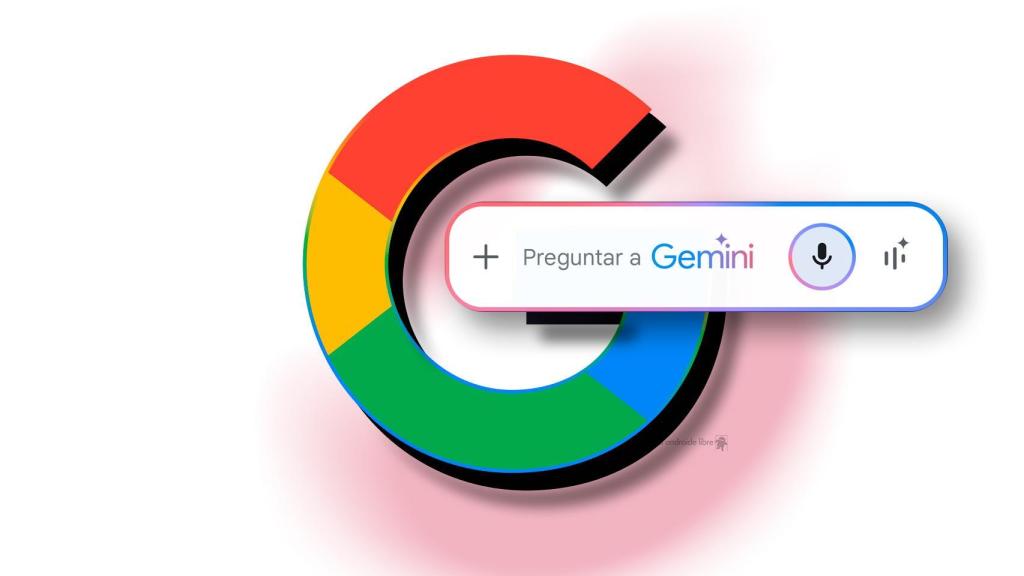 Fotomontaje inspirado en Google y Gemini