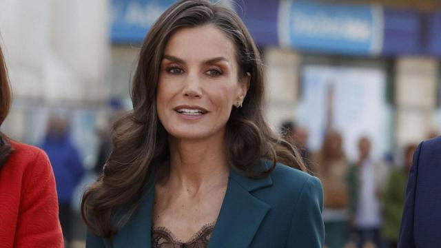 La Reina, a su llegada.